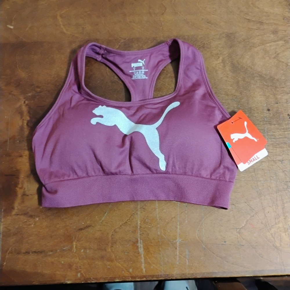 Puma Purple Sports Bra